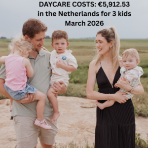 Daycare Costs in the Netherlands – March 2026: €5,912.53